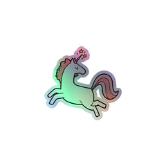 Unicorn Holographic Stickers