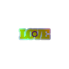Intersex Love Holographic Stickers