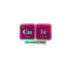 CuTe Nice Smart & Funny Holographic Stickers