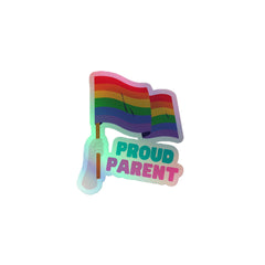 Proud Parent Holographic Stickers