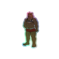Gay Bear Holographic Stickers