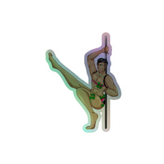 Gay Gogo Dancer Holographic Stickers