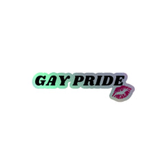 Gay Pride Holographic Stickers