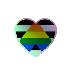 LGBTQ Ally Holographic Stickers