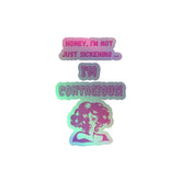 I'm Contagious Holographic Stickers
