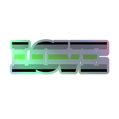 Agender Love Holographic Stickers