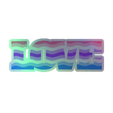 Alternative Genderfluid Love Holographic Stickers
