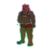 Gay Bear Holographic Stickers