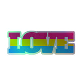Pansexual Love Holographic Stickers