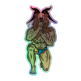 Throat Goat Holographic Stickers