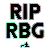 Rip RBG Holographic Stickers