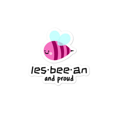 Les-Bee-An And Proud Bubble-Free Stickers