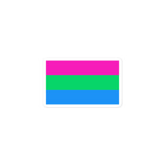 Polysexual Flag Bubble-Free Stickers