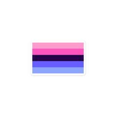 Omnisexual Flag Bubble-Free Stickers
