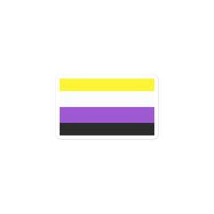 Non-Binary Flag Bubble-Free Stickers