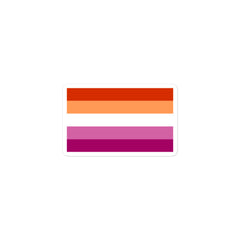 Lesbian Flag Bubble-Free Stickers