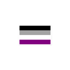 Asexual Flag Bubble-Free Stickers