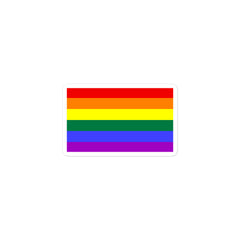 Gay Pride Flag Bubble-Free Stickers