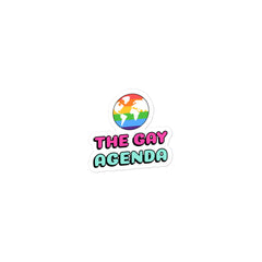 The Gay Agenda Bubble-Free Stickers