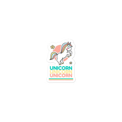 Unicorn Unicorn Unicorn Bubble-Free Stickers