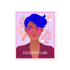 Genderfluid Bubble-Free Stickers