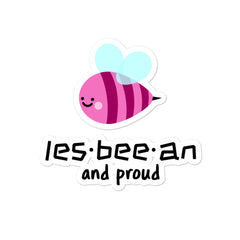 Les-Bee-An And Proud Bubble-Free Stickers