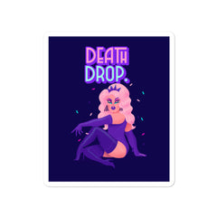 Death Drop Bubble-Free Stickers