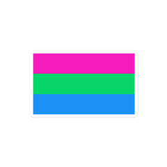 Polysexual Flag Bubble-Free Stickers