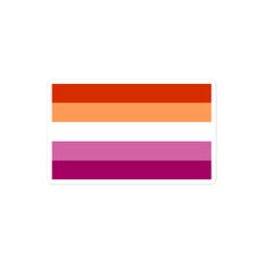 Lesbian Flag Bubble-Free Stickers