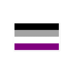 Asexual Flag Bubble-Free Stickers