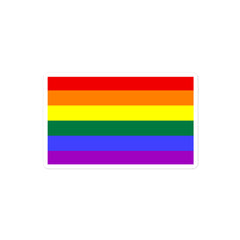 Gay Pride Flag Bubble-Free Stickers