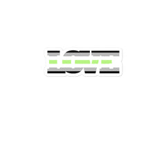 Agender Love Bubble-Free Stickers