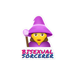 Bisexual Sorcerer Bubble-Free Stickers