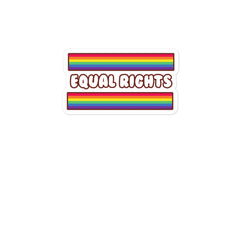 Equal Rights Bubble-Free Stickers