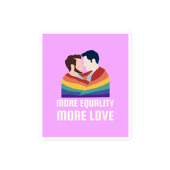 LGBT Couple Bubble-Free Stickers