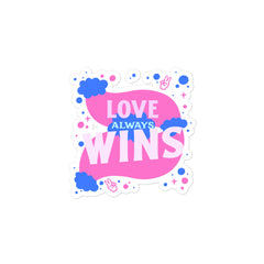 Love Always Wins Bubble-Free Stickers