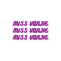 Miss Vanjie Bubble-Free Stickers