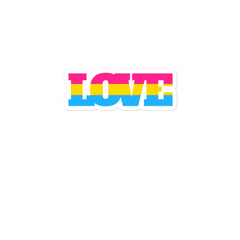 Pansexual Love Bubble-Free Stickers