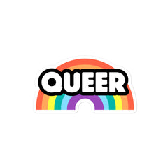 Queer Rainbow Bubble-Free Stickers
