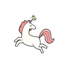 Unicorn Bubble-Free Stickers