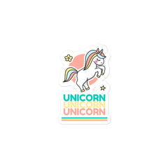 Unicorn Unicorn Unicorn Bubble-Free Stickers