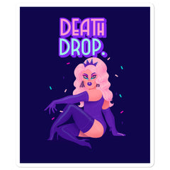 Death Drop Bubble-Free Stickers
