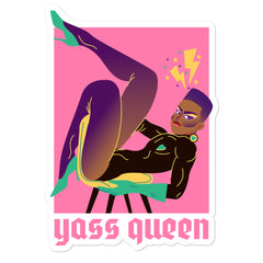 Yass Queen Bubble-Free Stickers