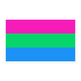 Polysexual Flag Bubble-Free Stickers