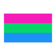 Polysexual Flag Bubble-Free Stickers