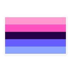Omnisexual Flag Bubble-Free Stickers