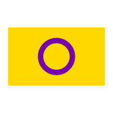 Intersex Pride Bubble-Free Stickers