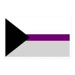 Demisexual Flag Bubble-Free Stickers