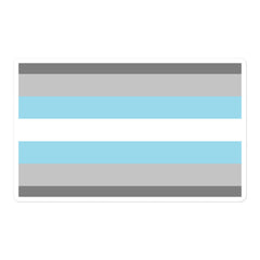 Demiboy Flag Bubble-Free Stickers