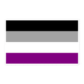 Asexual Flag Bubble-Free Stickers